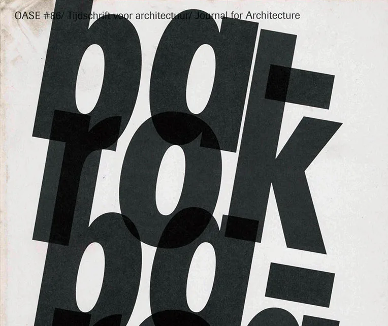 Karel Martens and the OASE Journal for Architecture