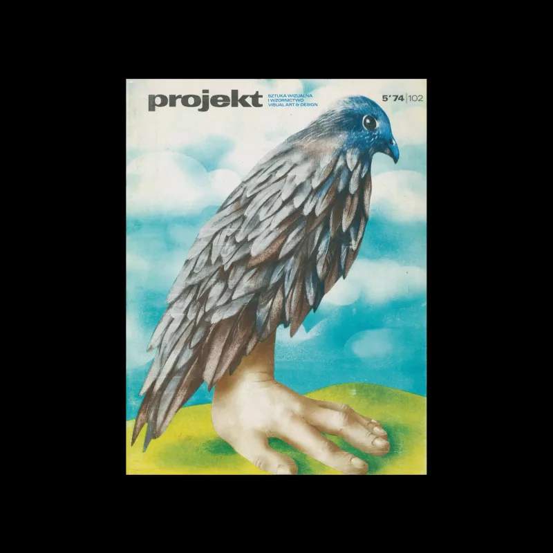 Projekt 102, 5, 1974. Cover design by Jerzy Czerniawski