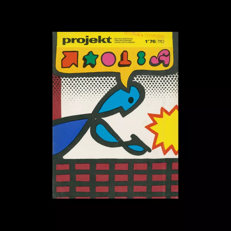 Projekt 110, 1, 1976. Cover design by Jan Młodożeniec