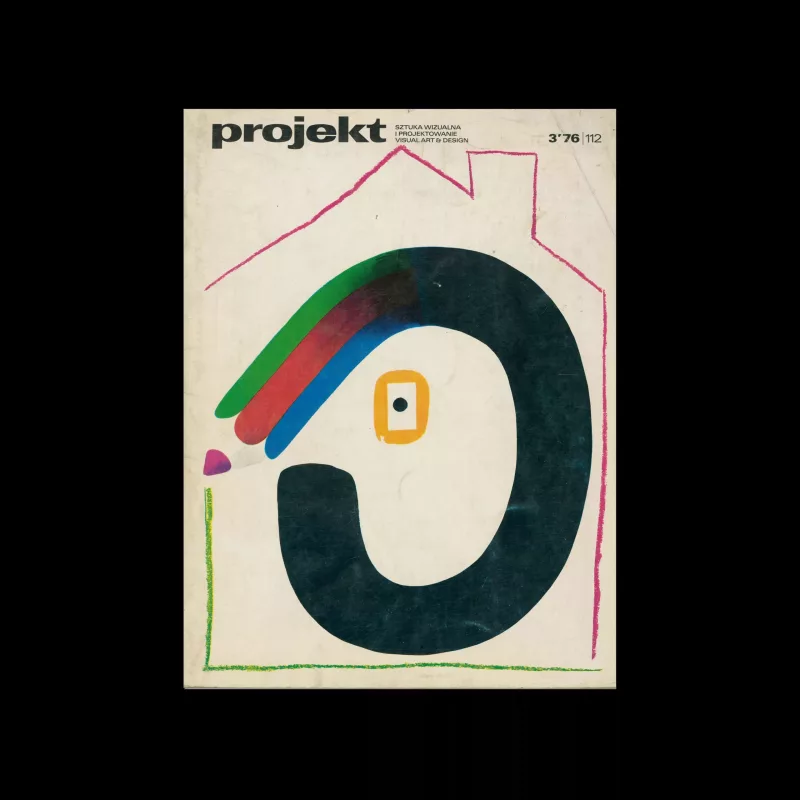 Projekt 112, 3, 1976. Cover design by Hubert Hilscher