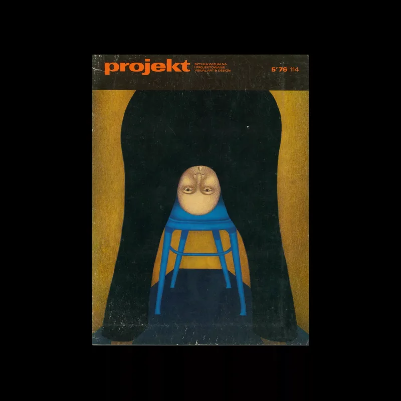 Projekt 114, 5, 1976. Cover design by Grzegorz Stańczyk