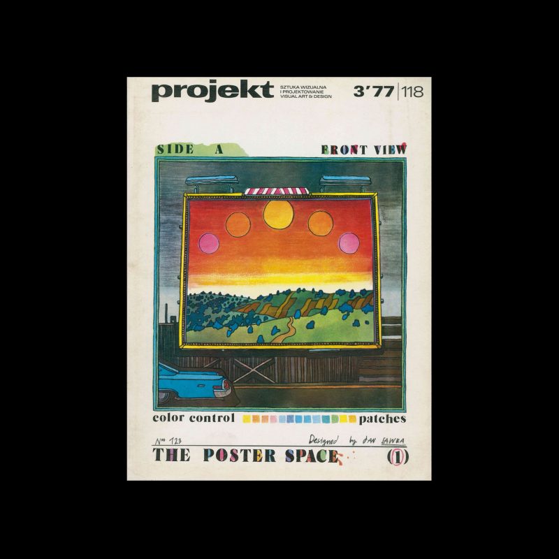 Projekt 118, 3, 1977. Cover design by Jan Sawka