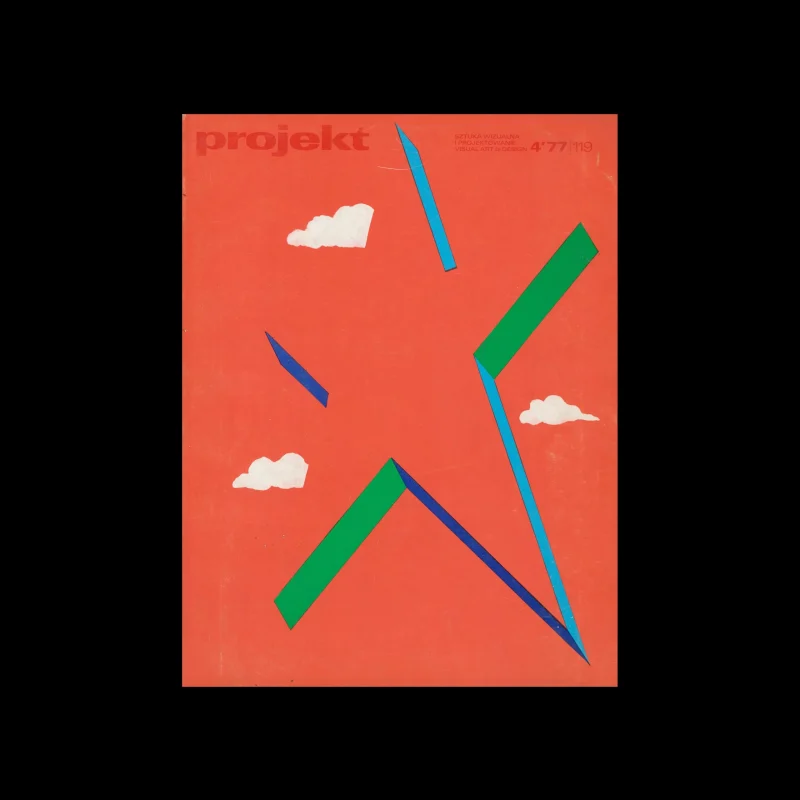 Projekt 119, 4, 1977. Cover design by Hubert Hilscher