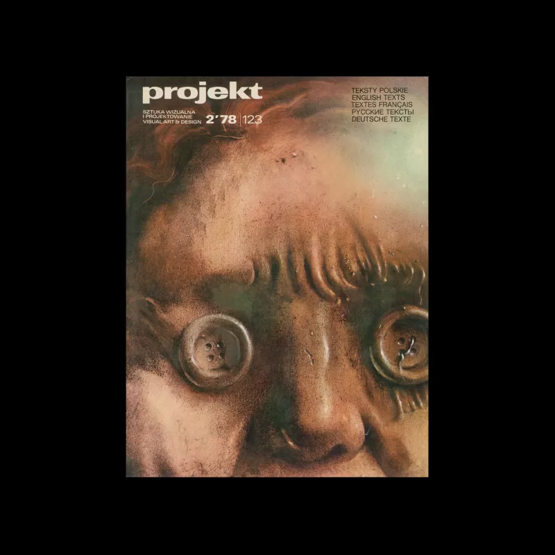 Projekt 123, 2, 1978. Cover design by Jerzy Czerniawski
