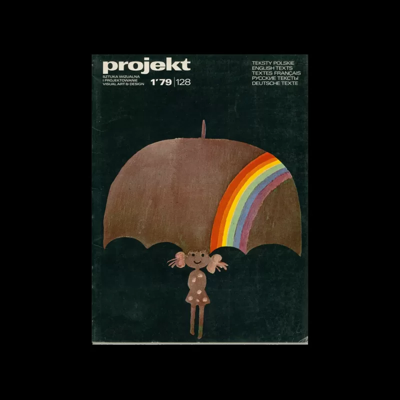 Projekt 128, 1, 1979. Cover design by Janusz Stanny
