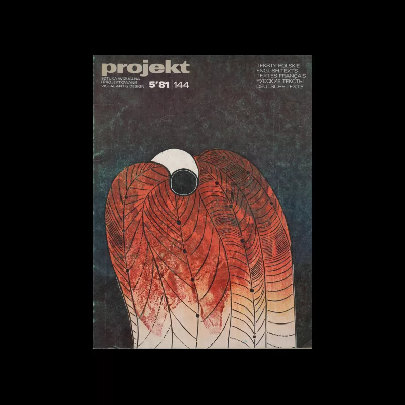 Projekt 144, 5, 1981. Cover design by Zbigniew Lutomski