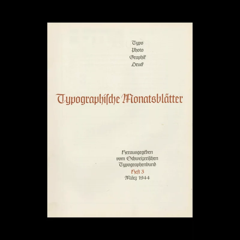 Typografische Monatsblätter, 3, 1944