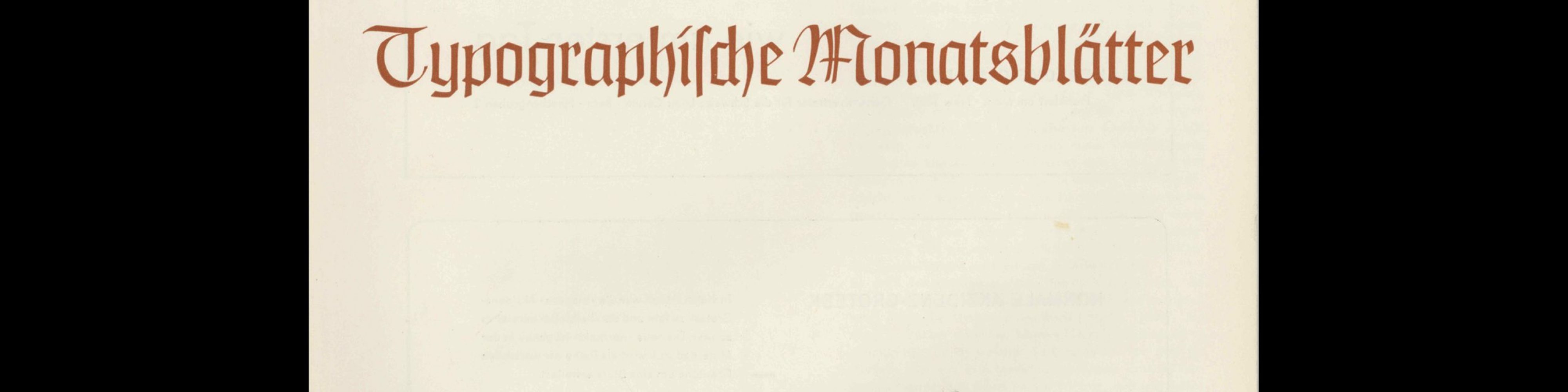 Typografische Monatsblätter, 3, 1944