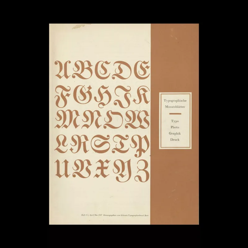Typografische Monatsblätter, 4-5, 1947