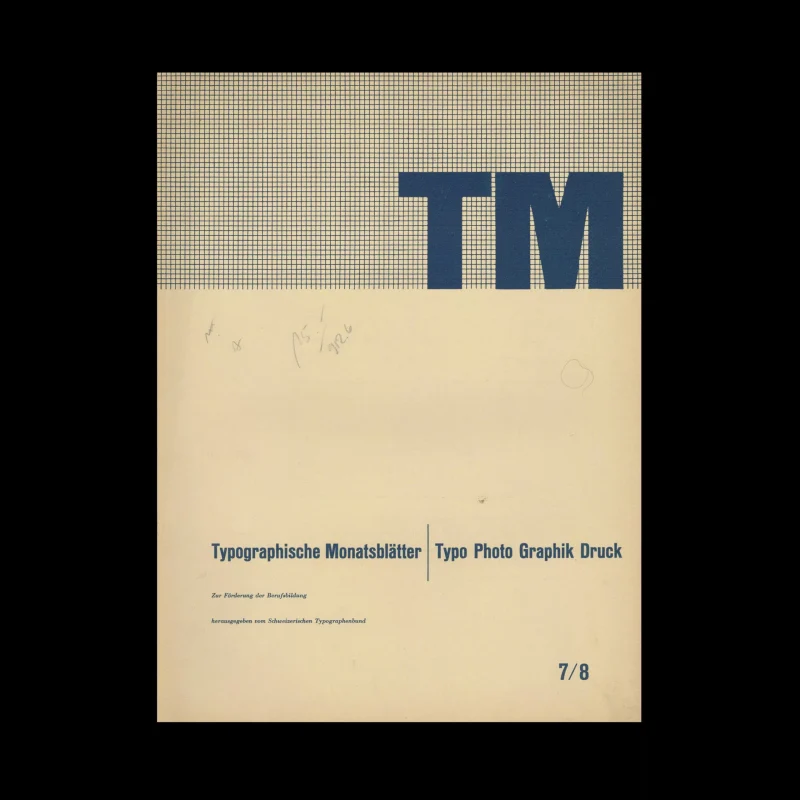 Typografische Monatsblätter, 7-8, 1948