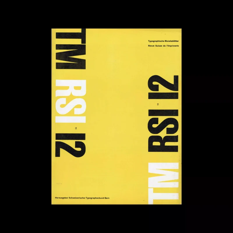 Typografische Monatsblätter, 11-12, 1951