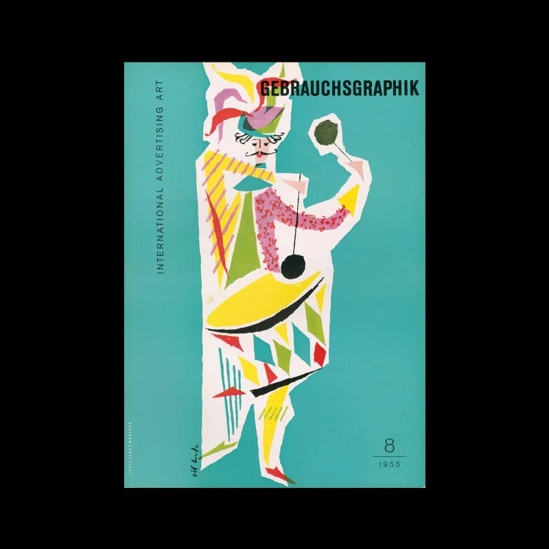 Gebrauchsgraphik, 8, 1955