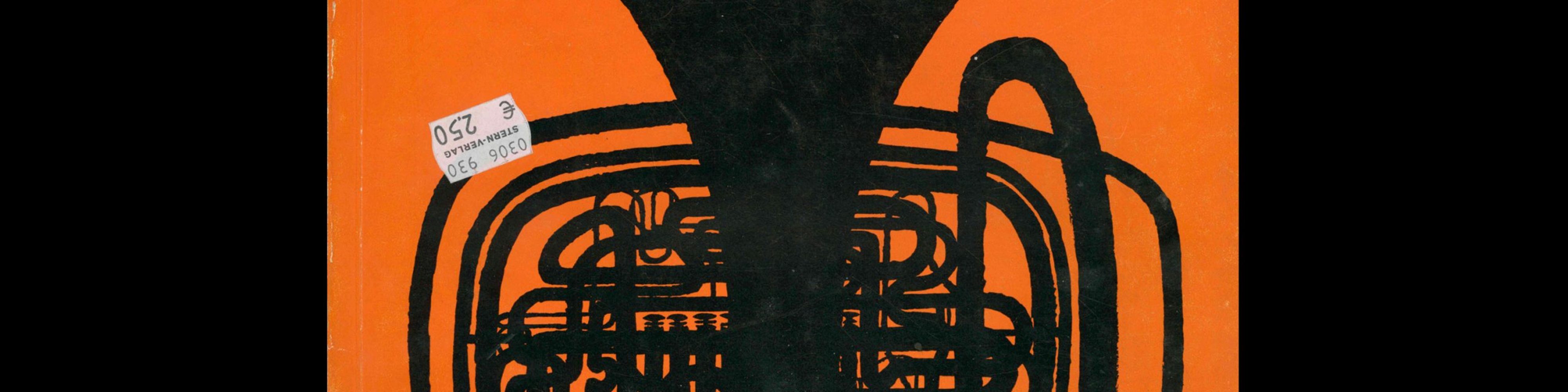 Gebrauchsgraphik, 9, 1959. Cover design by Giancarlo Iliprandi