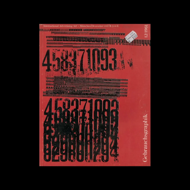 Gebrauchsgraphik, 12, 1961