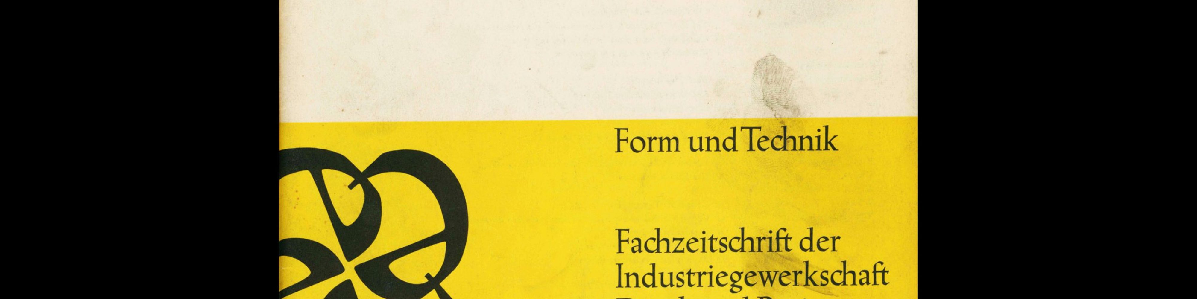 Form und Technik, 1, 1964