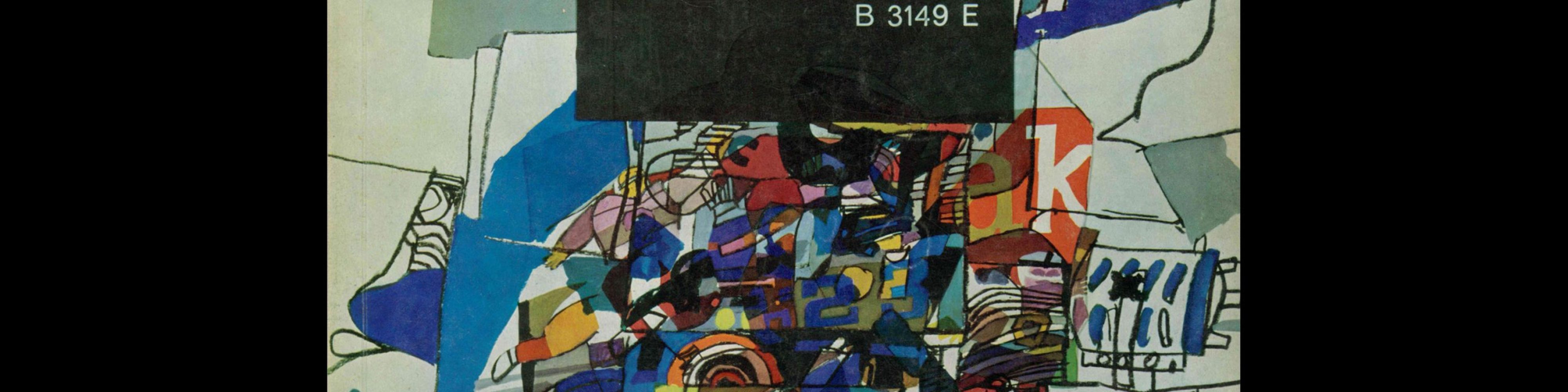 Gebrauchsgraphik, 10, 1965. Cover design by Klaus Warwas
