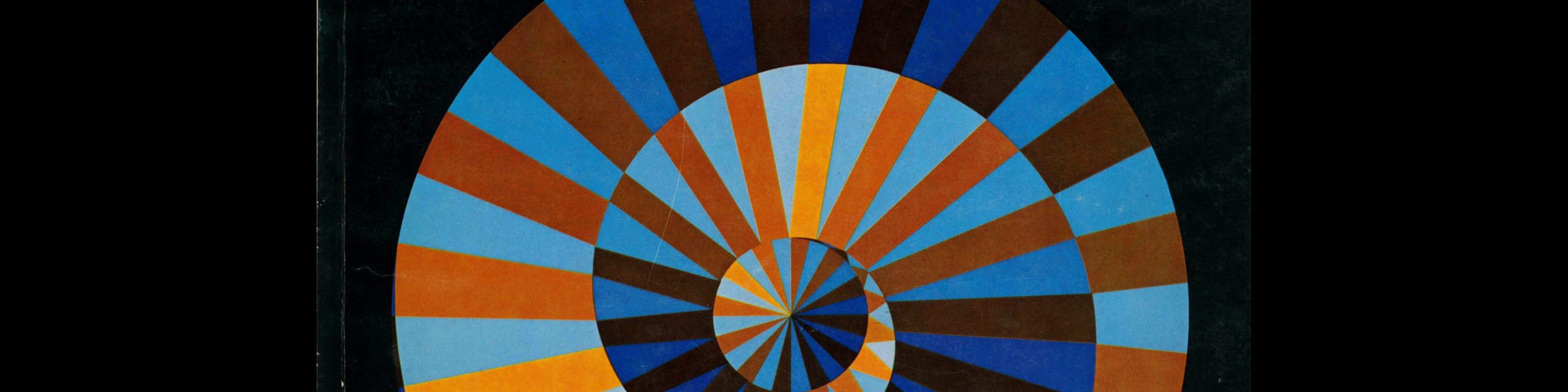 Gebrauchsgraphik, 2, 1972. Cover design by Victor Vasarely