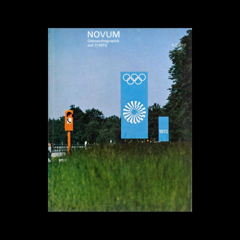 Novum Gebrauchsgraphik, 7, 1972. Olympics Special - Otl Aicher