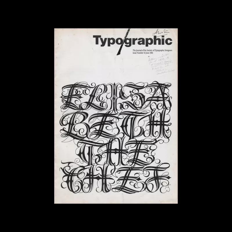 Typographic, 16, June 1981