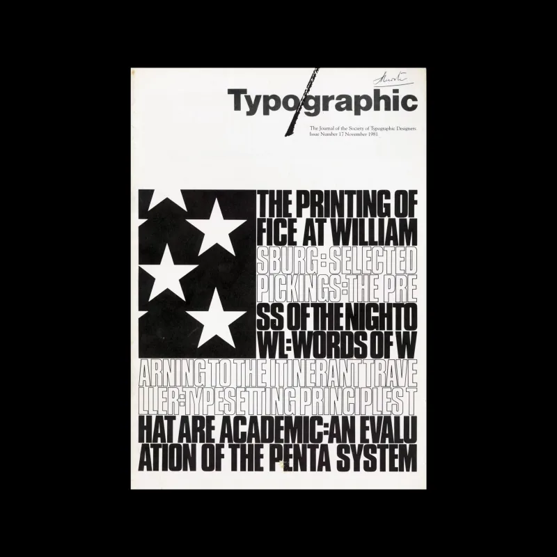 Typographic, 17, November 1981
