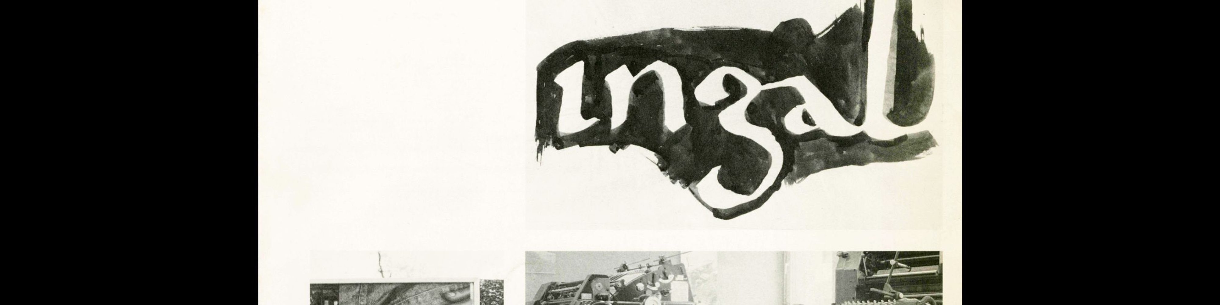 Typografische Monatsblätter, 1, 1983. Cover design by Jean-Pierre Graber