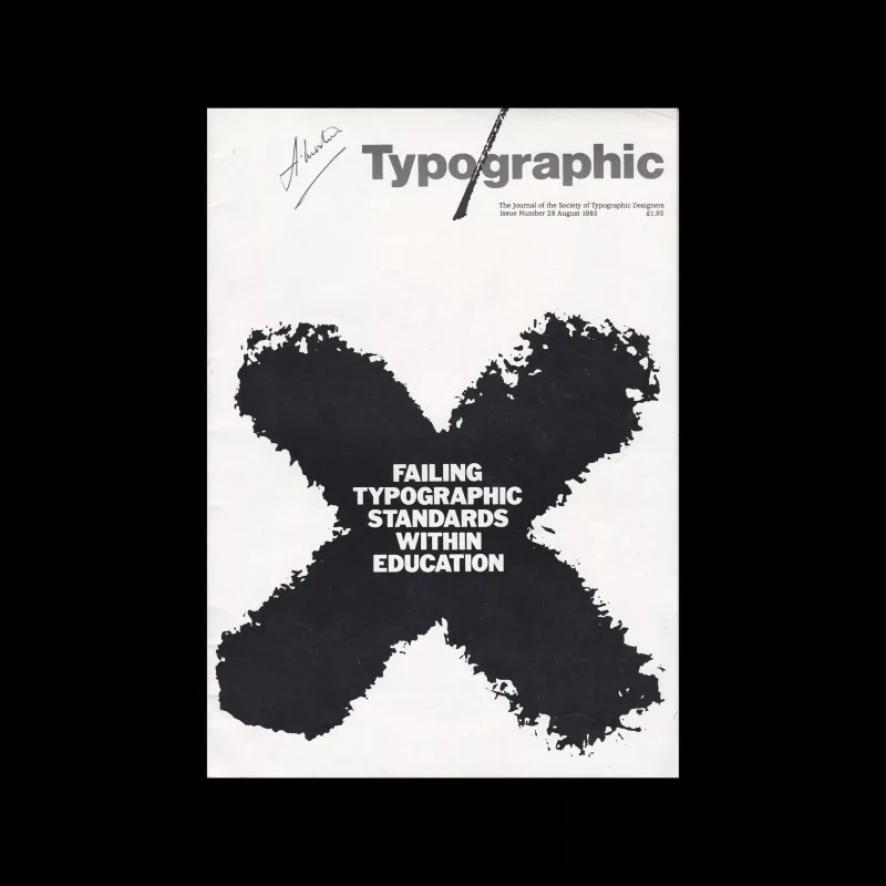 Typographic, 28, August 1985