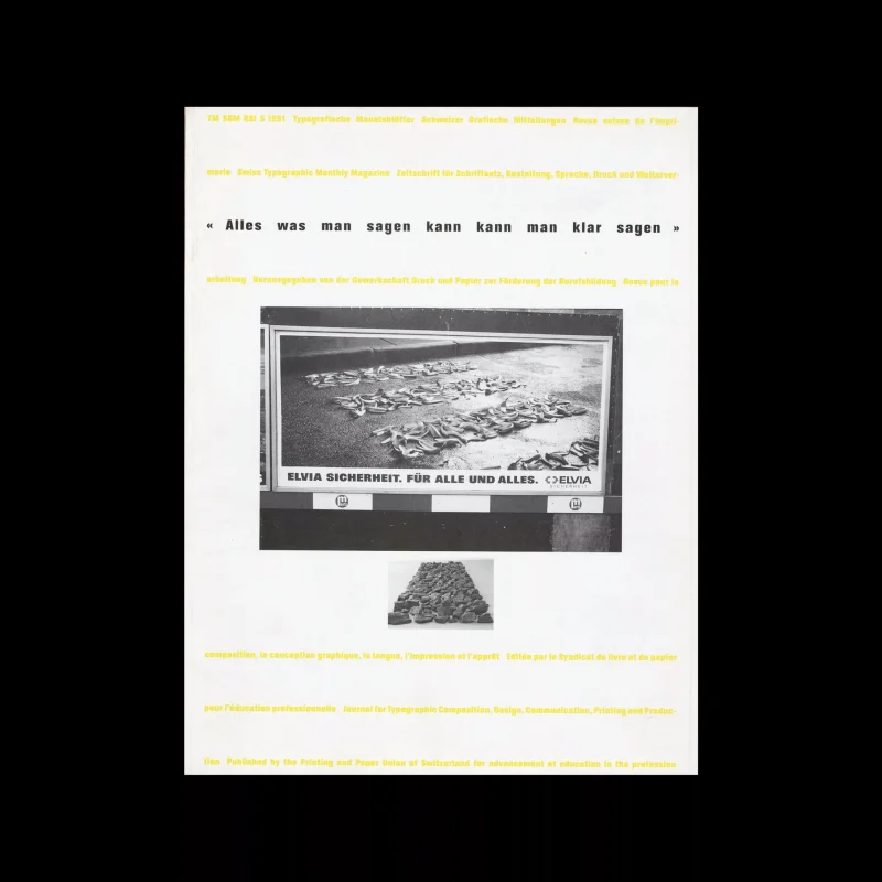 Typografische Monatsblätter, 5, 1991