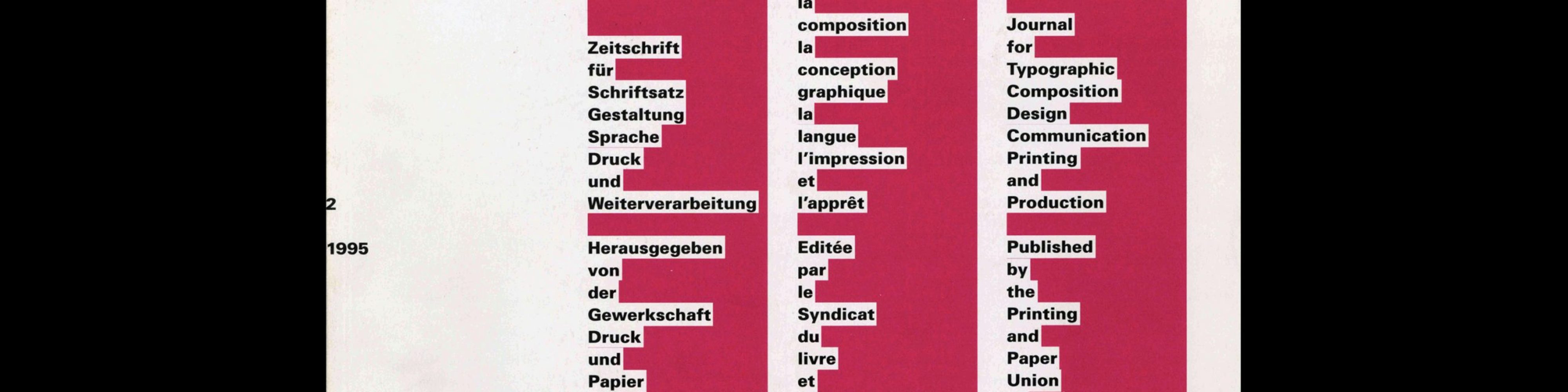 Typografische Monatsblätter, 2, 1995