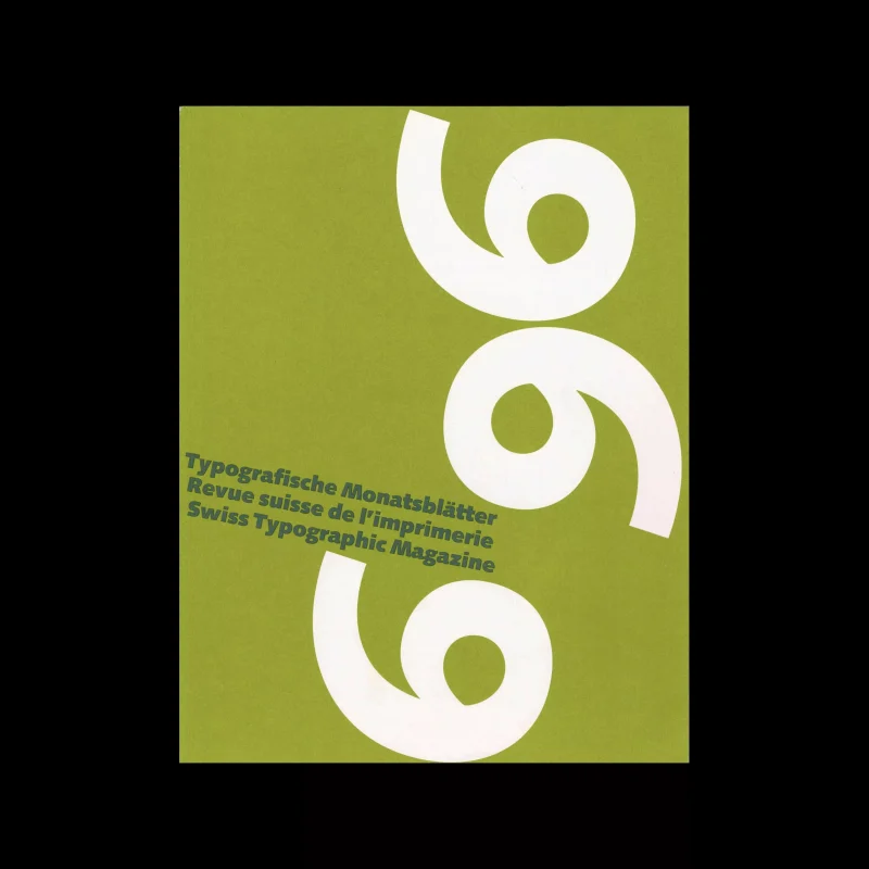 Typografische Monatsblätter, 6, 1996