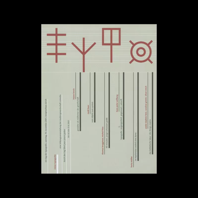 Typografische Monatsblätter, 5-6, 2001