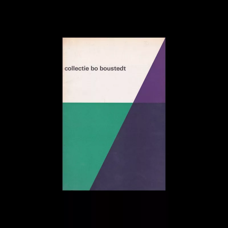 Collectie Bo Boustedt, Stedelijk Museum, Amsterdam, 1964 designed by Wim Crouwel