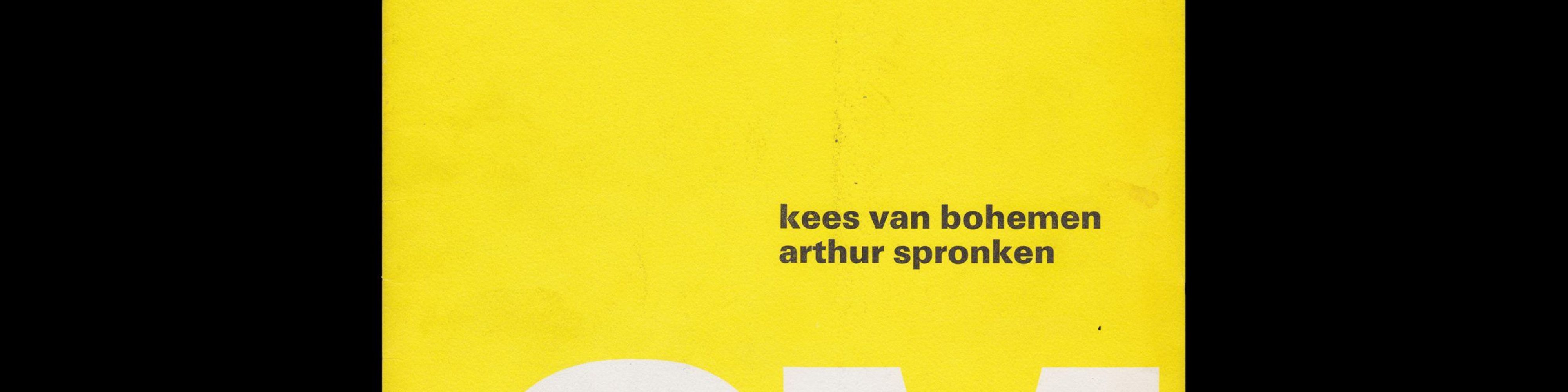 Kees van Bohemen and Arthur Spronken, Stedelijk Museum, Amsterdam, 1968 designed by Wim Crouwel (Total Design)