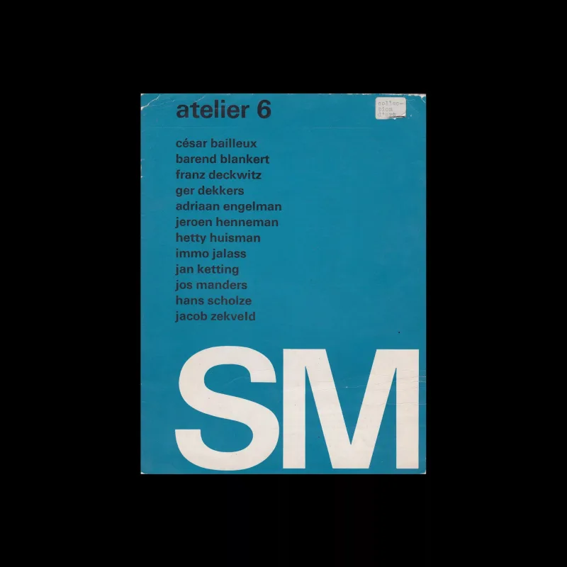 Atelier 6, Stedelijk Museum, Amsterdam, 1969 designed Wim Crouwel