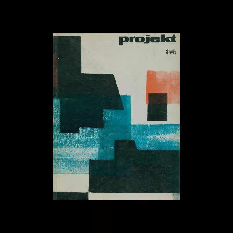 Projekt 48, 3, 1965. Cover design by Stanisław Dawski