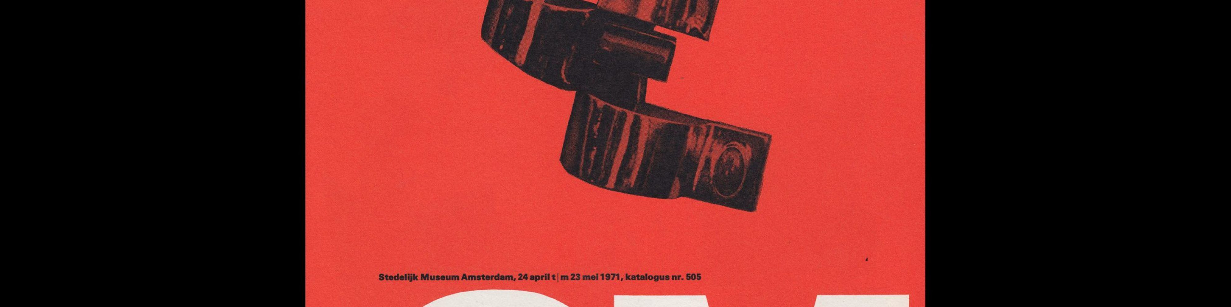 Manette van Hamel-, Stedelijk Museum, Amsterdam, 1971 designed by Wim Crouwel and Magda Tsfaty (Total Design)