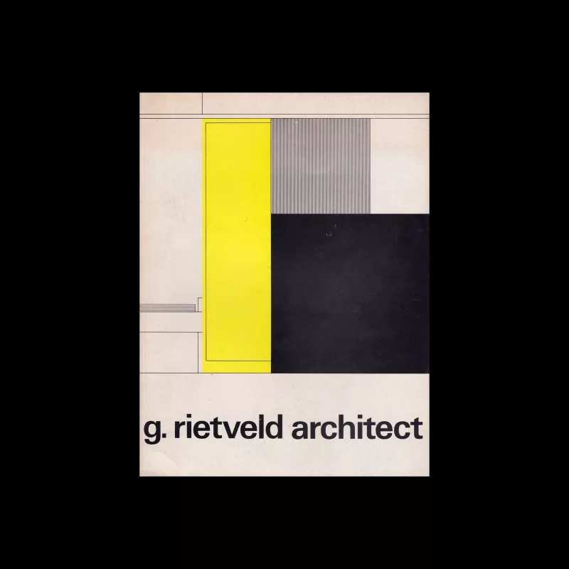 G. Rietveld Architect, Stedelijk Museum, Amsterdam, 1972 designed by Wim Crouwel and Magda Tsfaty (Total Design)