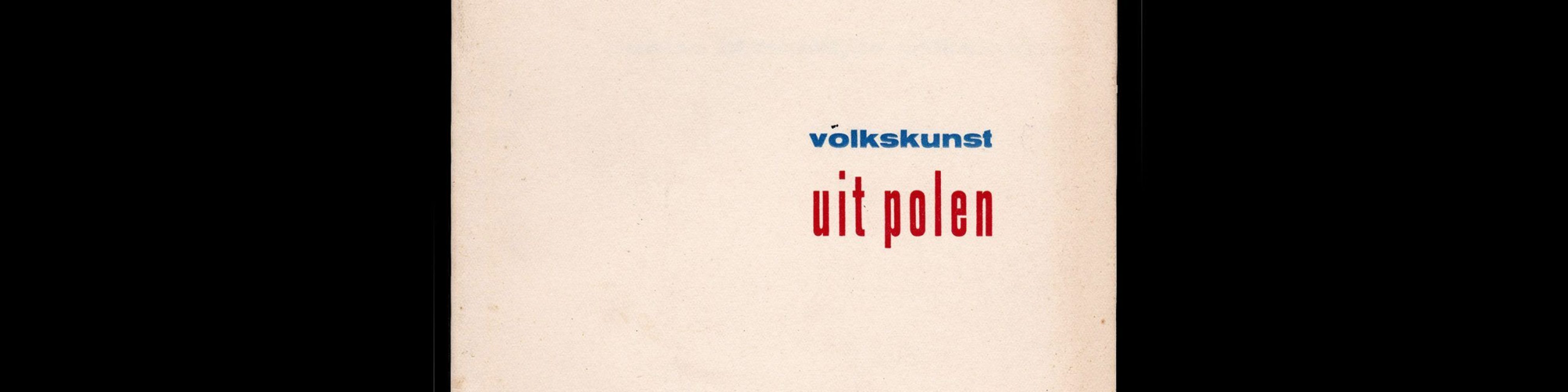 Poolse christelijke volkskunst, Stedelijk Museum Amsterdam, 1949 designed by Willem Sandberg