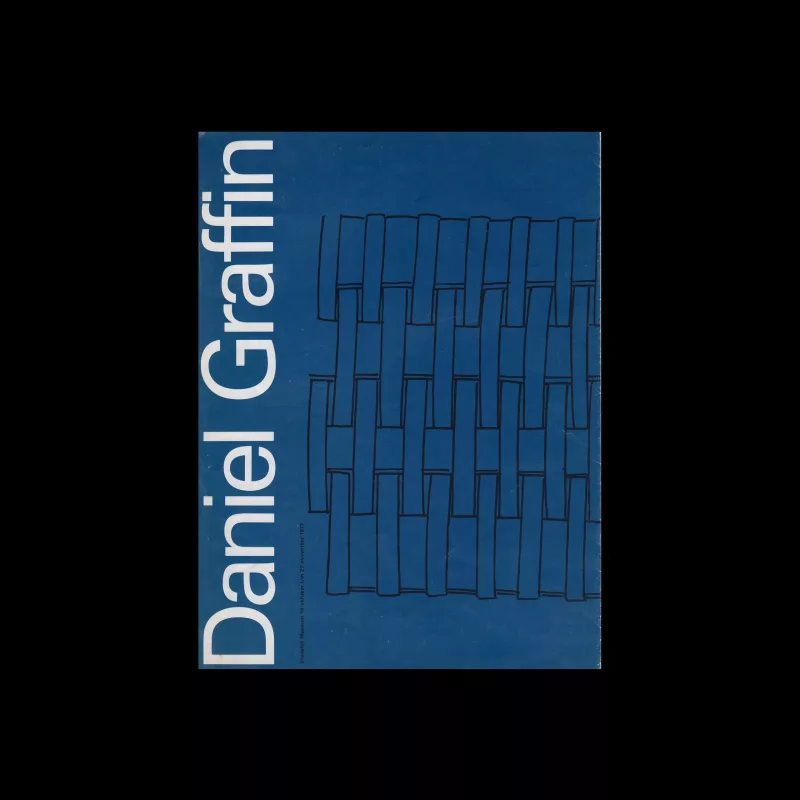 Daniel Graffin, Stedelijk Museum, Amsterdam, 1977 designed by Wim Crouwel and André Toet (Total Design)