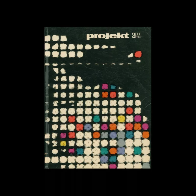 Projekt 65, 3, 1968. Cover design by Roman Cieślewicz