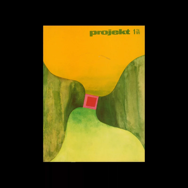 Projekt 74, 1, 1970. Cover design by Maria Mänttäri-Linnasalo