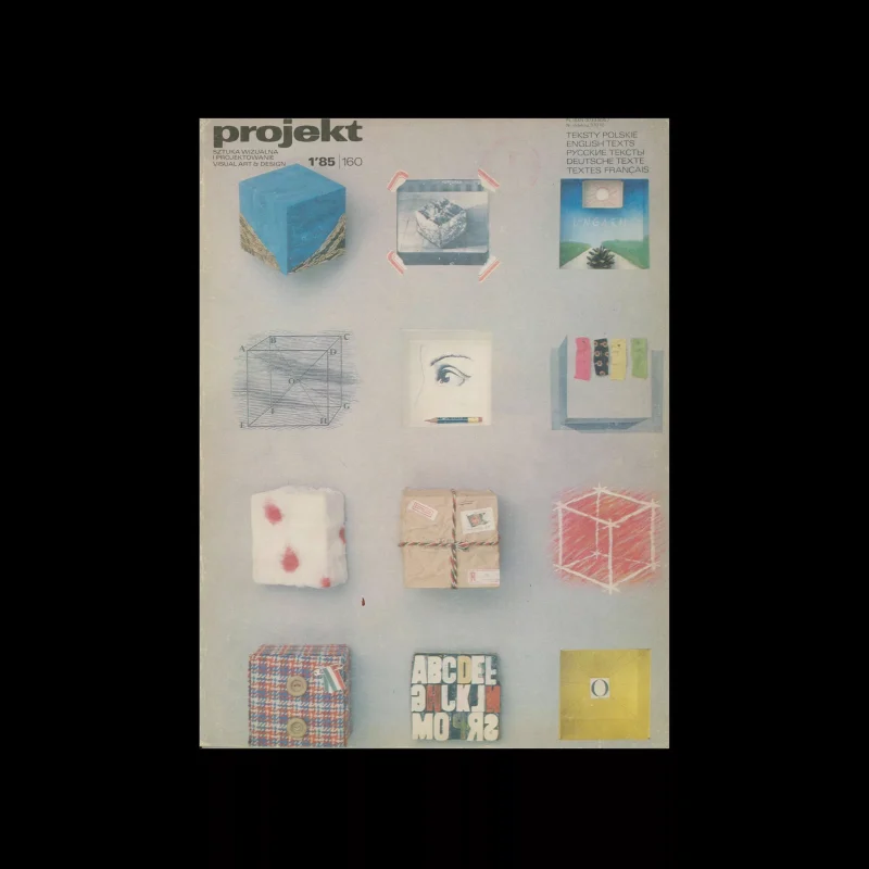 Projekt 160, 1, 1985. Cover design by István Orosz