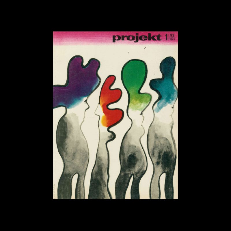 Projekt 92, 1, 1973. Cover design by Jan Lenica
