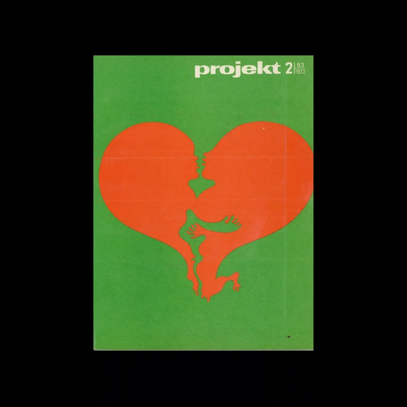Projekt 93, 2, 1973. Cover design by Jan Dobkowski