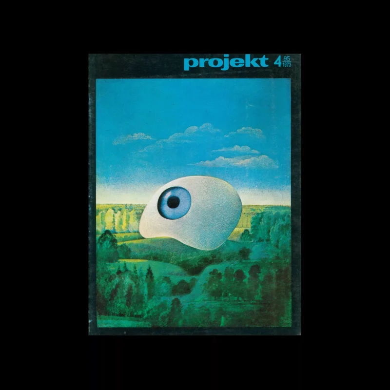 Projekt 95, 4, 1973. Cover design by Janusz Stanny