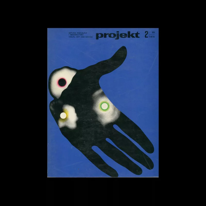 Projekt 99, 2, 1974. Cover design by Roman Cieślewicz