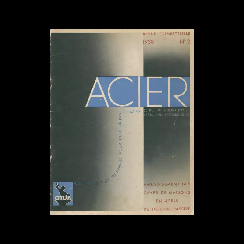 Acier, 2, 1938. Designed by A.M. Cassandre