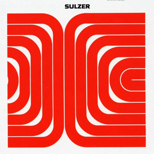 Advertisement for Gebr. Sulzer AG, Winterthur Designed by Bernhard Lüthi, Basel