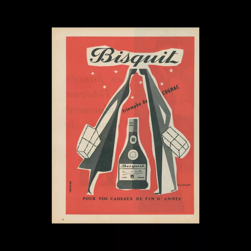 Bisquit, Advertisement, 1956. Cover design by Guy Georget.