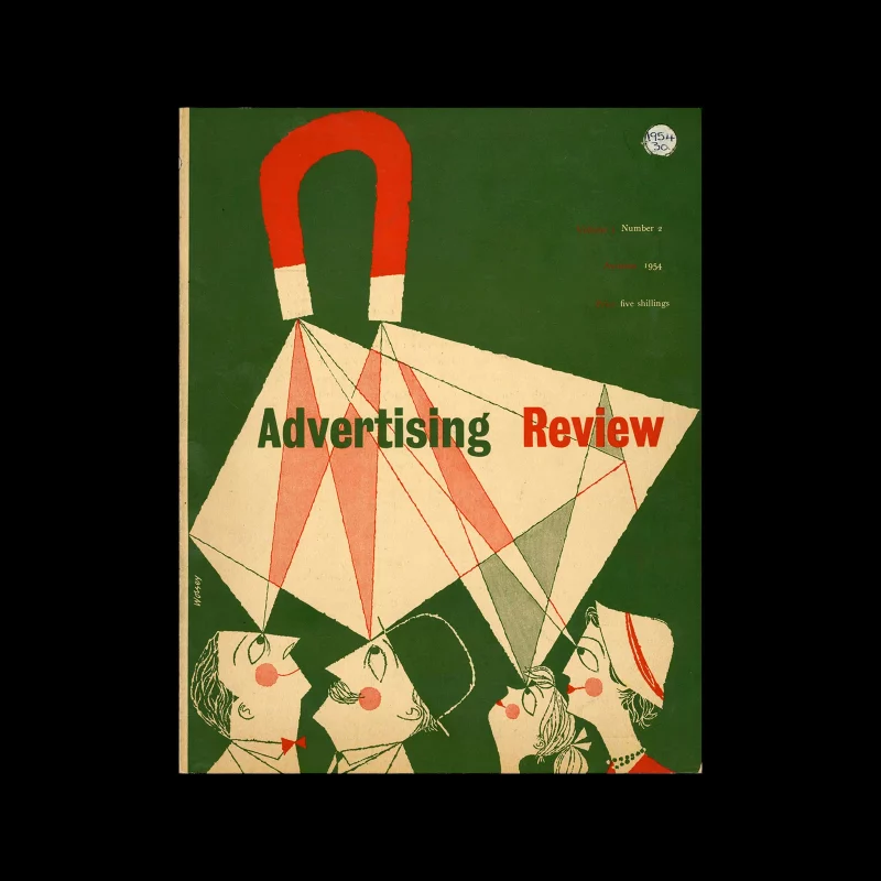 Advertising Review, Number 2, 1954. Cover design by Tom Wolsey