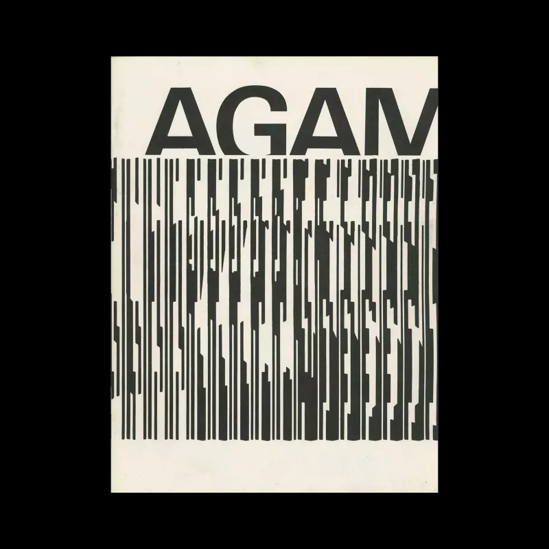 Agam, Stedelijk Museum, 1973. Designed by Wim Crouwel